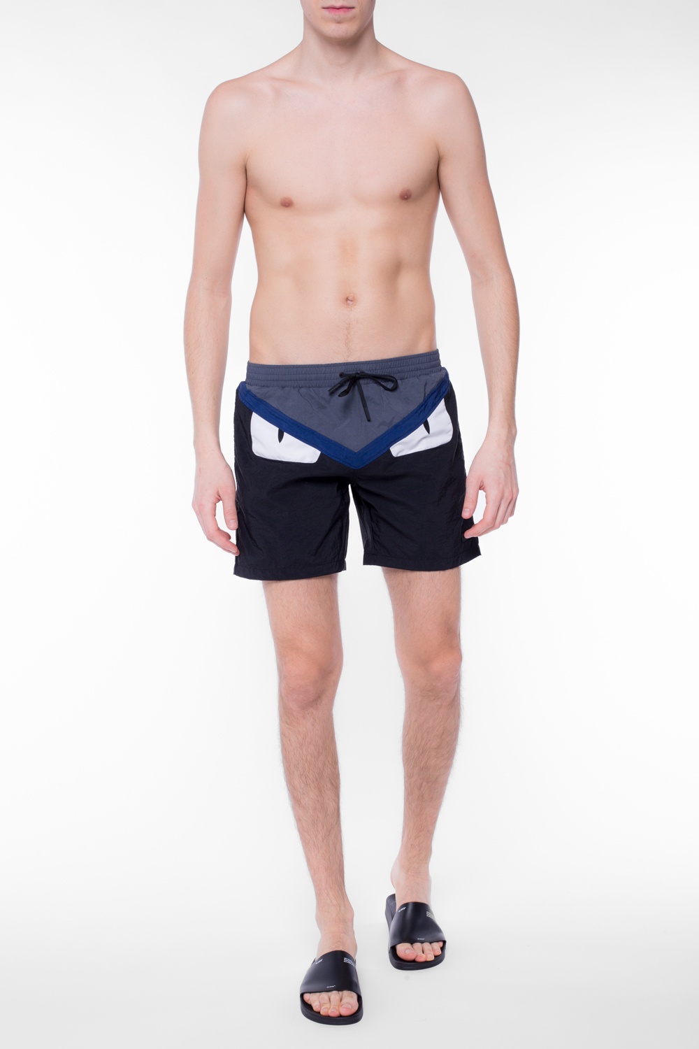 Fendi bug discount eye swim shorts